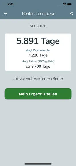 Game screenshot Countdown zur Rente hack
