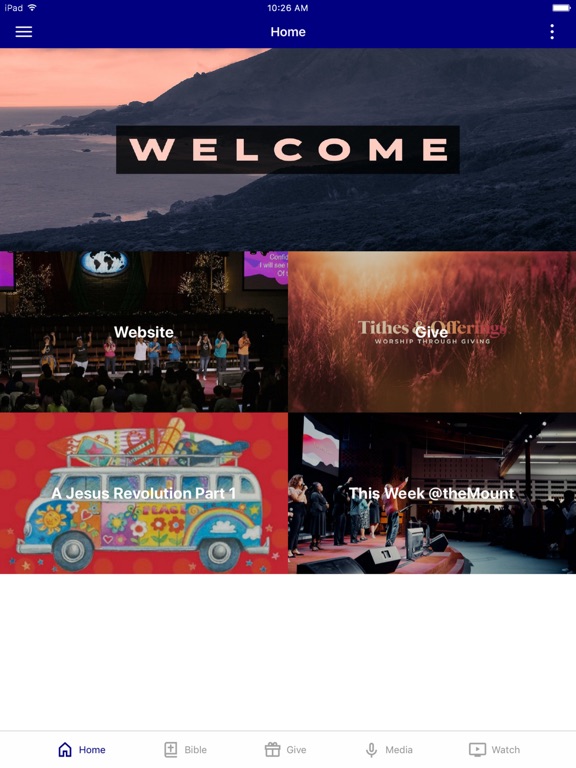 Mt. Olivet Baptist Church iPad screenshot 1 - Education app