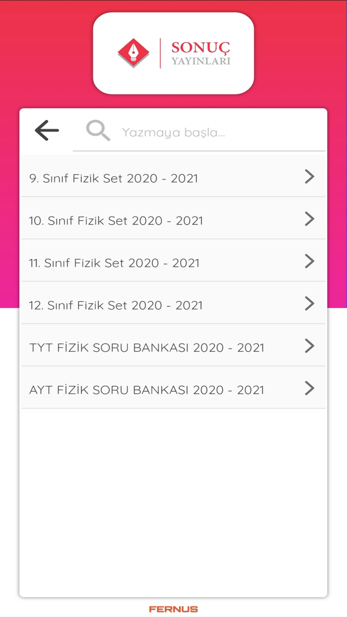 Sonuç Video Çözüm