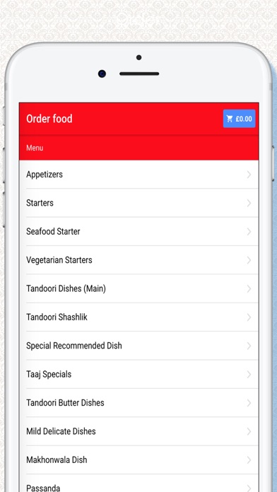 Taaj Restaurant & Takeaway Screenshot