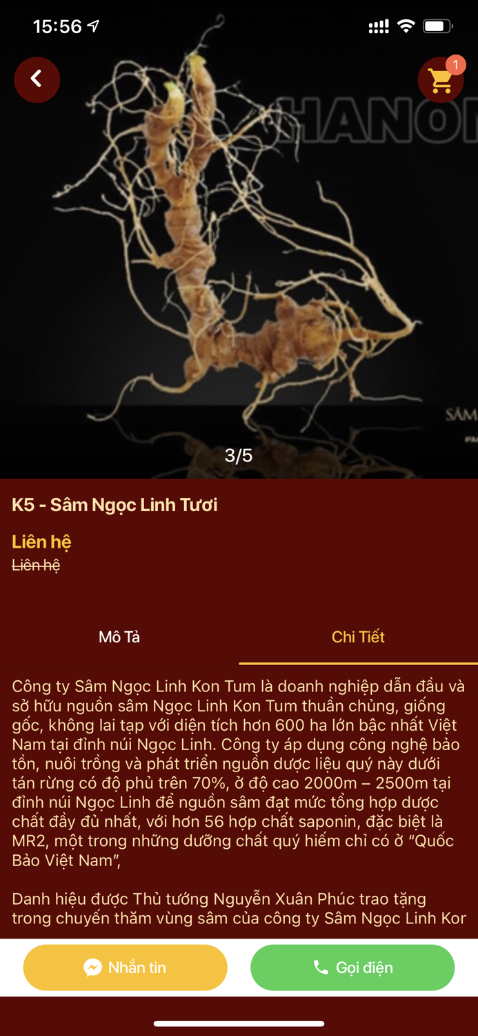 NOLIKO Sâm Ngọc Linh KonTum
