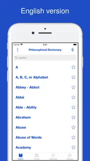 a philosophical dictionary iphone screenshot 1