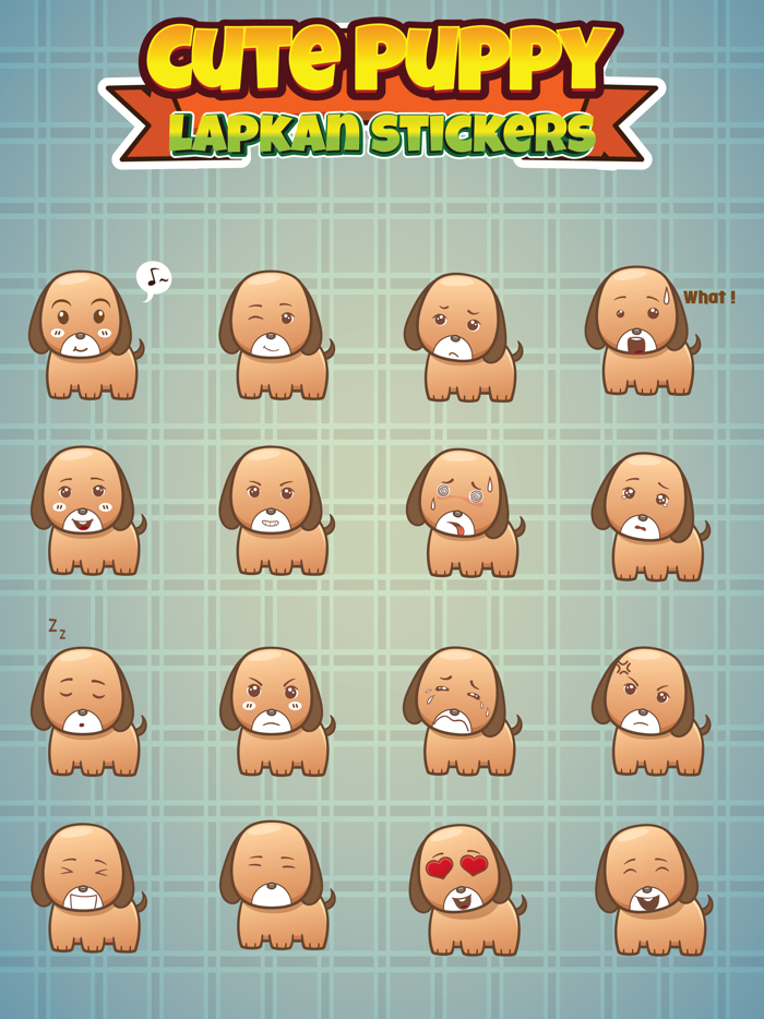 Sticker Me Cute Puppy