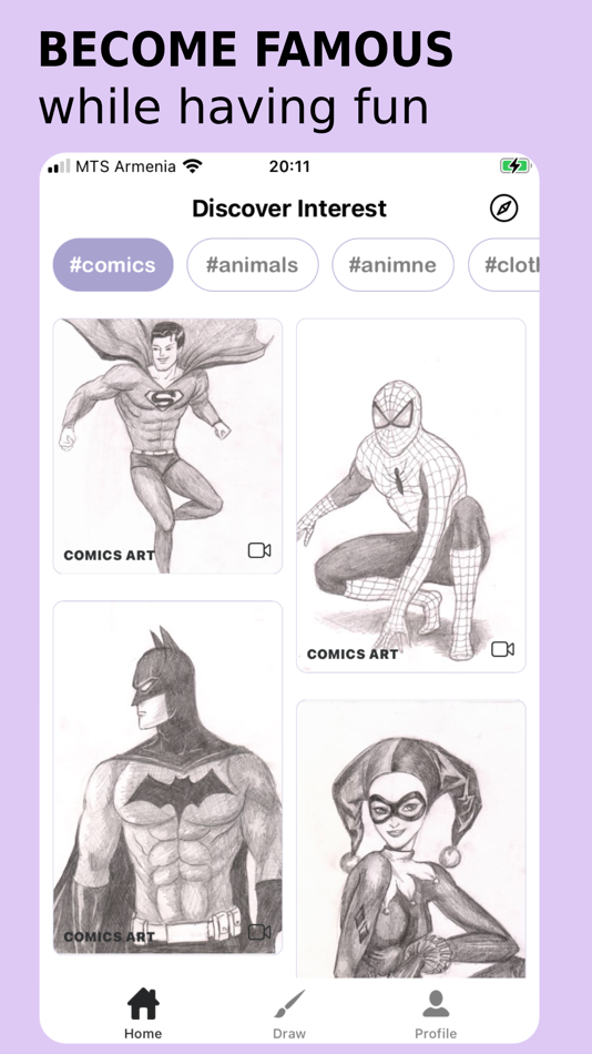 #4. CopyArt: Learn how to Draw (iOS) بواسطة: Armen Hakobyan