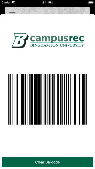 Binghamton Campus Recreation Screenshot