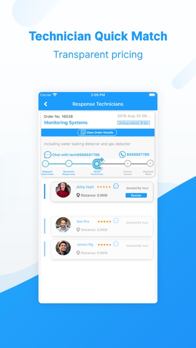 Butler Customer Screenshot