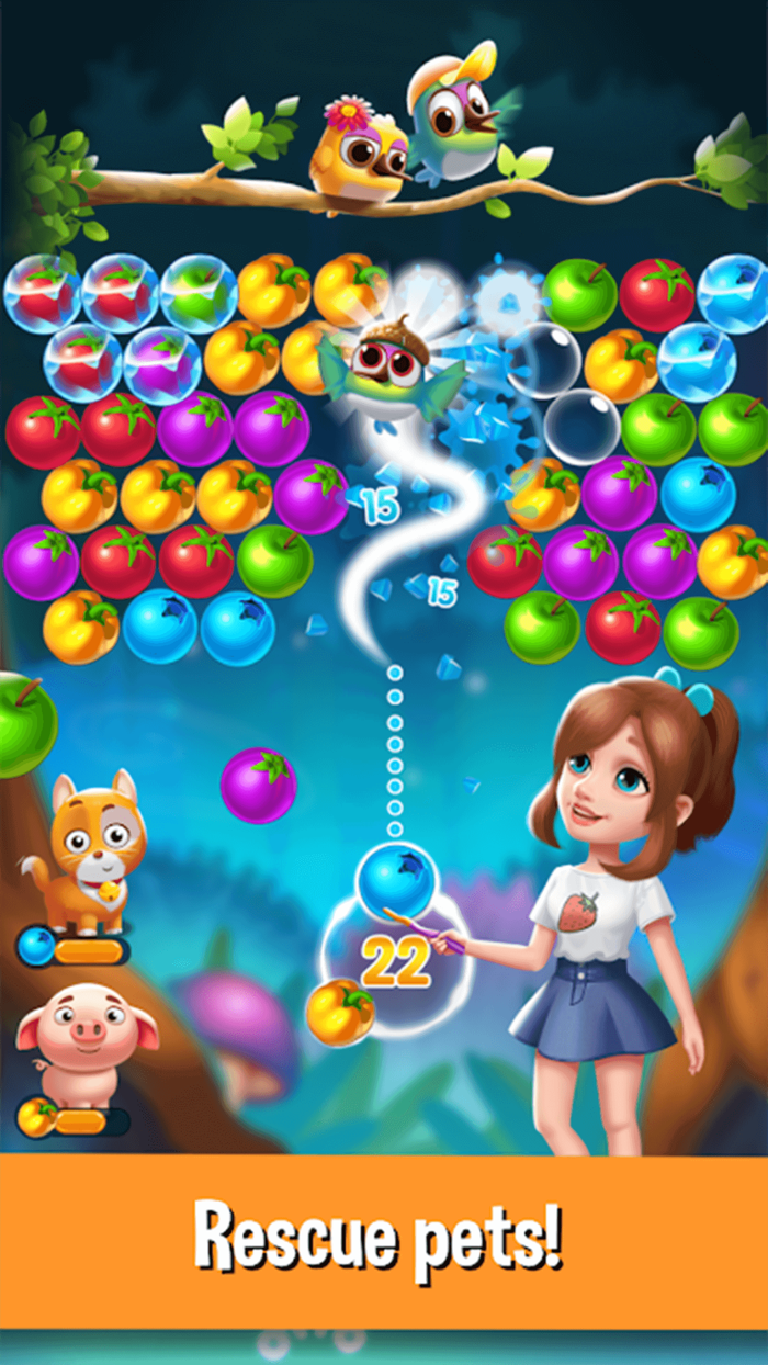 Bubble Shooter Fruit