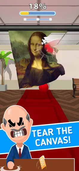 Game screenshot Tear the Canvas apk