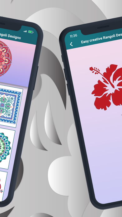 Easy Creative Rangoli Designs Screenshot
