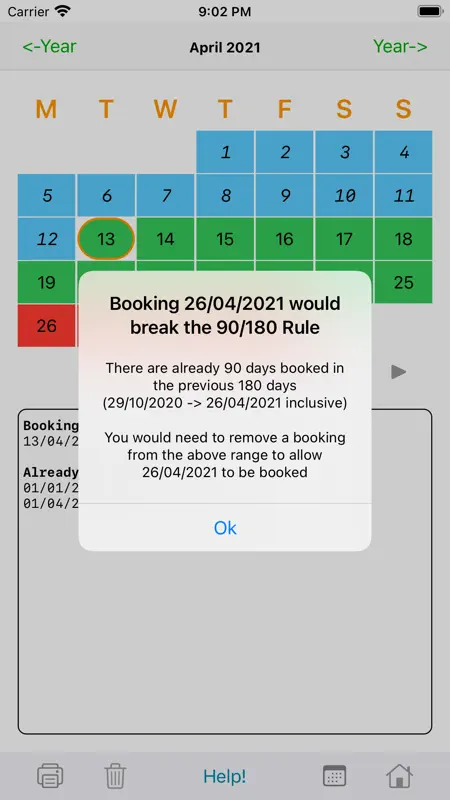 Schengen Diary screenshot 2 of 5