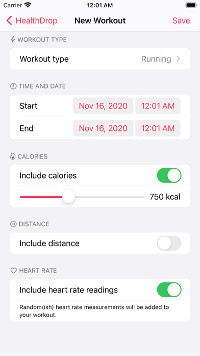 HealthDrop Screenshot