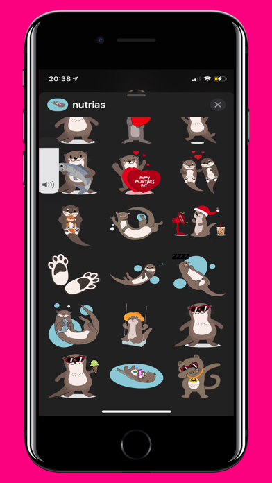 otters stickers Screenshot