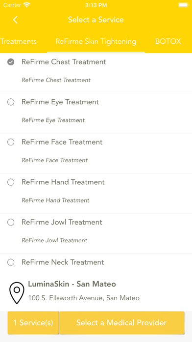 Luminaskin Medical Spa Screenshot