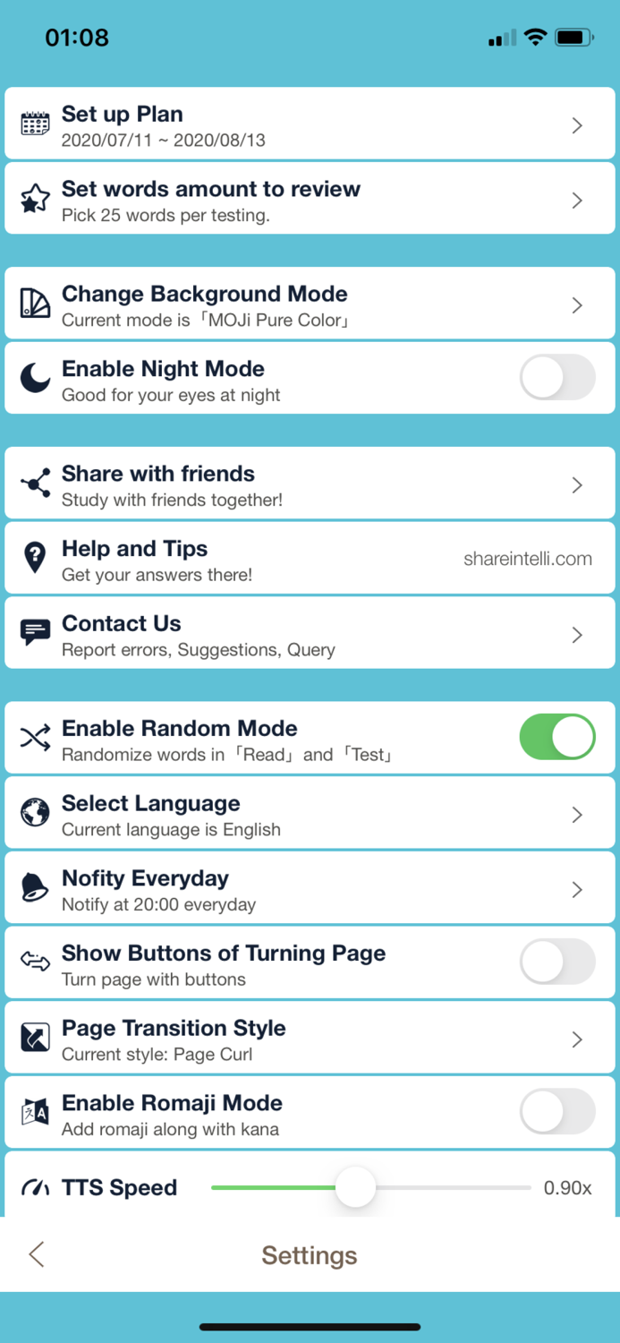 MOJi N5-Vocabulary for JLPT N5
