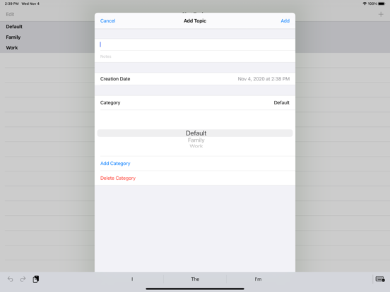 Screenshot #6 pour Chat Topics