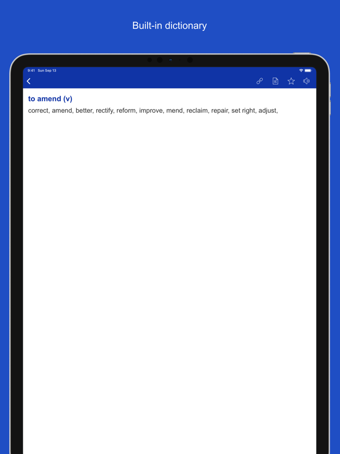 English Synonym Flashcards