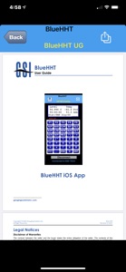 BlueHHT screenshot #3 for iPhone