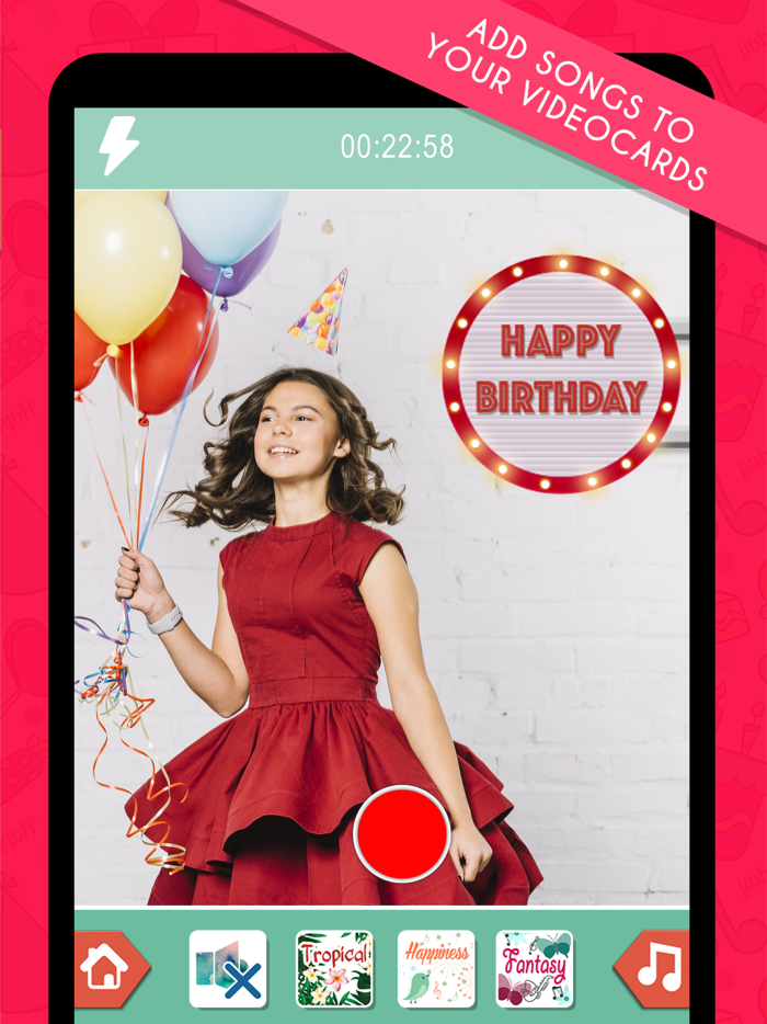 Birthday Gifs - Video Editor