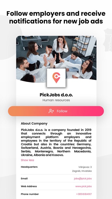 PickJobs - 100% job Screenshot
