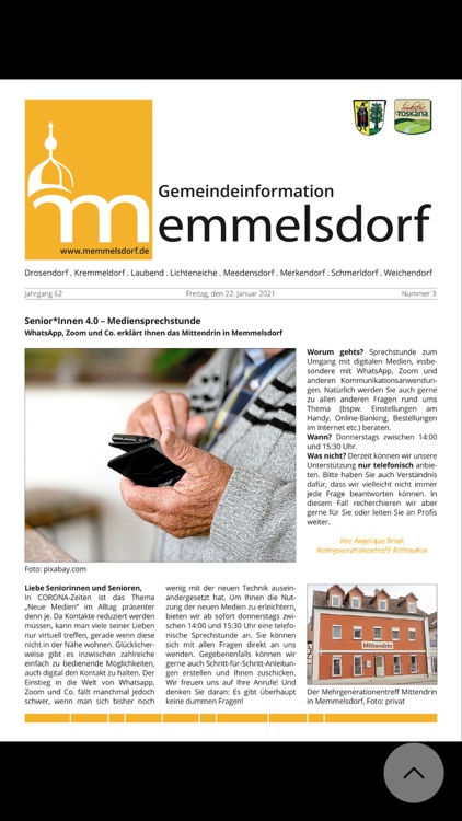 Mitteilungsblatt Memmelsdorf