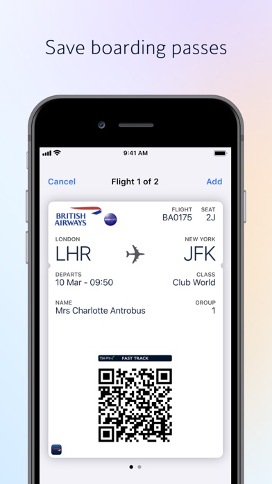 British Airways Screenshot