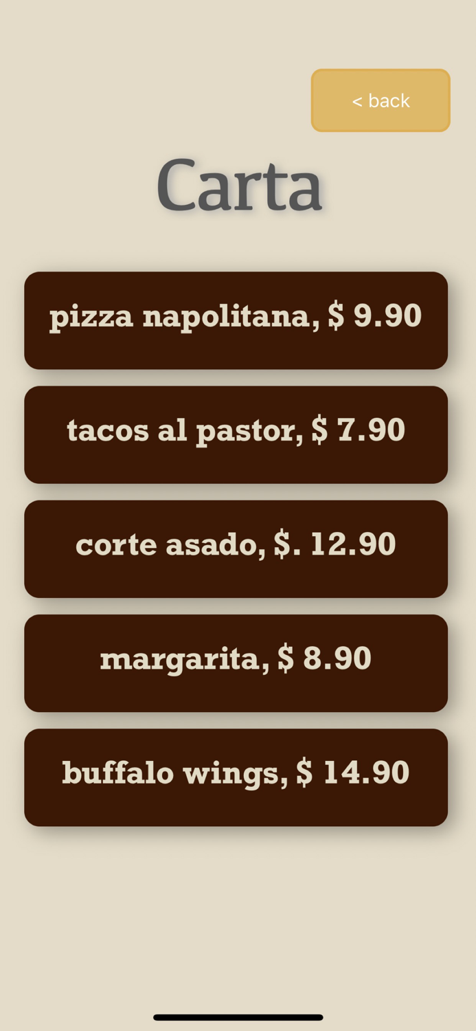Restaurantes Carta QR