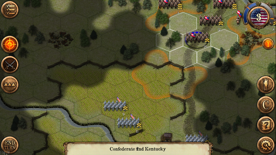 #7. Chickamauga Battles (iOS) 由: Hunted Cow Studios Ltd.