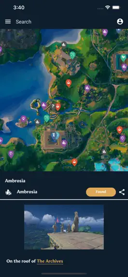 Game screenshot MapGenie: Fenyx Rising Map hack