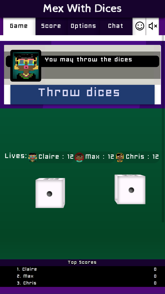 Mex With Dices Same Room