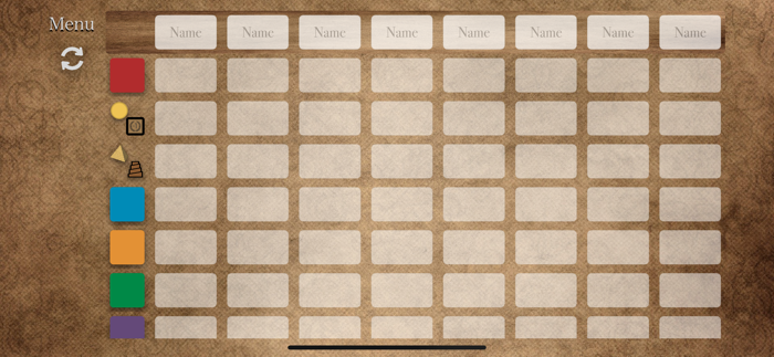 7 Wonders Score Table