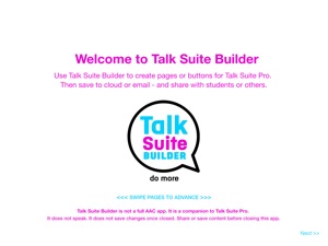 Talk Suite Builder screenshot #1 for iPad