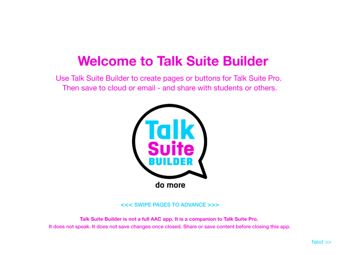 Talk Suite Builder