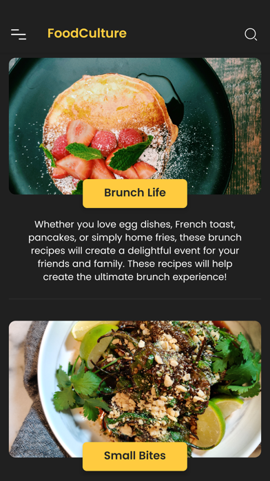 Food-Culture Screenshot