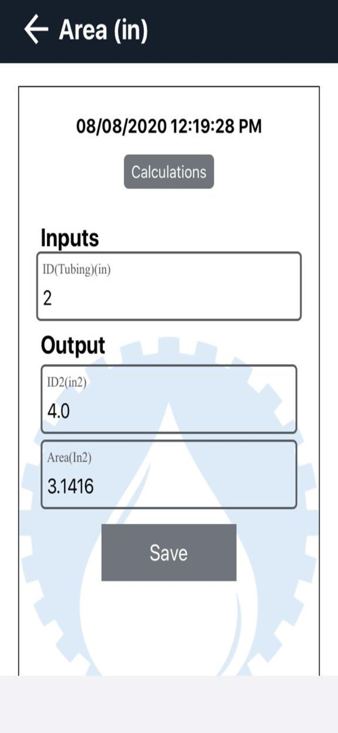 SMART Oil Field Calculation