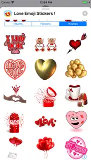 love emoji stickers ! iphone screenshot 1