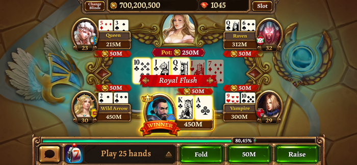 Texas Holdem - Scatter Poker