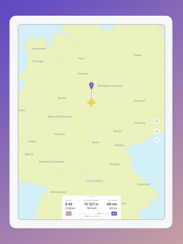 Aboard — flight navigator