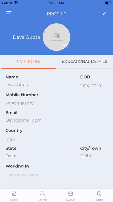 GSSP (Global Student Platform) Screenshot