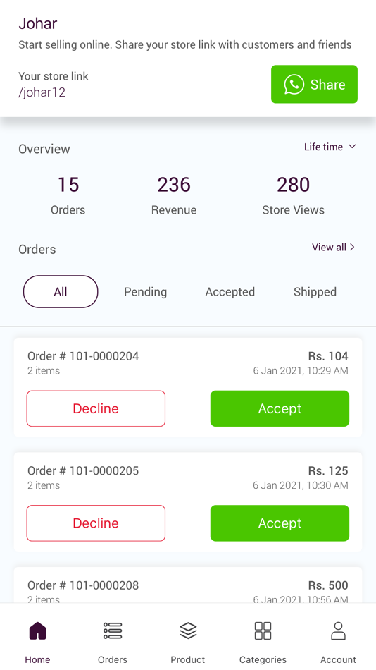 #3. Toko - Build Your Online Store (iOS) Bởi: Toko Lab Inc.