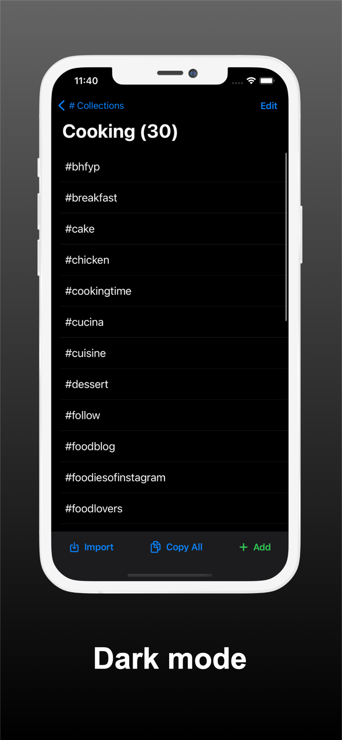 Hashberg easy hashtag manager