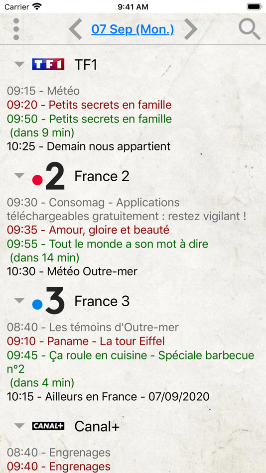 #1. Programme TV "À la téloche" (iOS) 由: Roman Kruzhalin