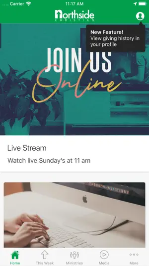 Northside Christian Church screenshot 1