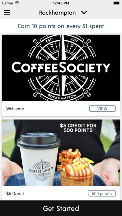Coffee Society Screenshot