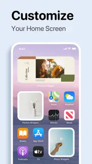 photo widgets: on home screen iphone screenshot 1