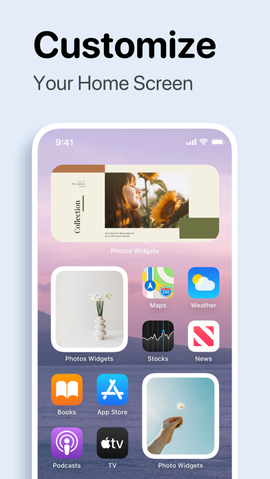 Screenshot #1 pour Photo Widget Color Box