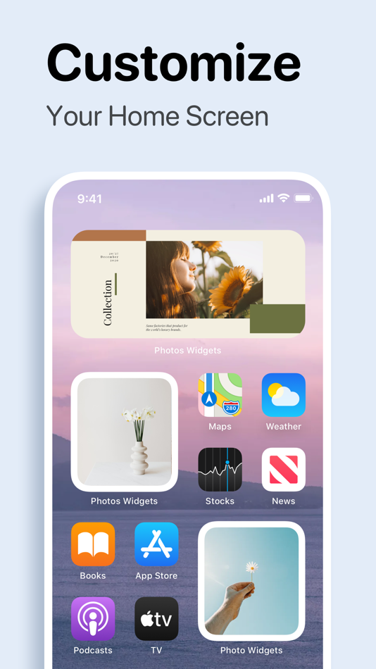 Photo Widgets: on Home Screen - 1.2 - (iOS)