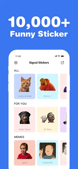 Game screenshot Singal Sticker - Sticker Maker mod apk