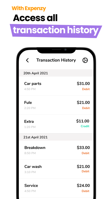 Expenzy - Budget and Expenses Screenshot