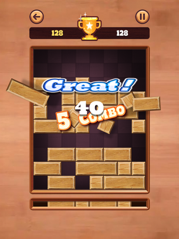Screenshot #5 pour Wood Drop: Slide Block Puzzle