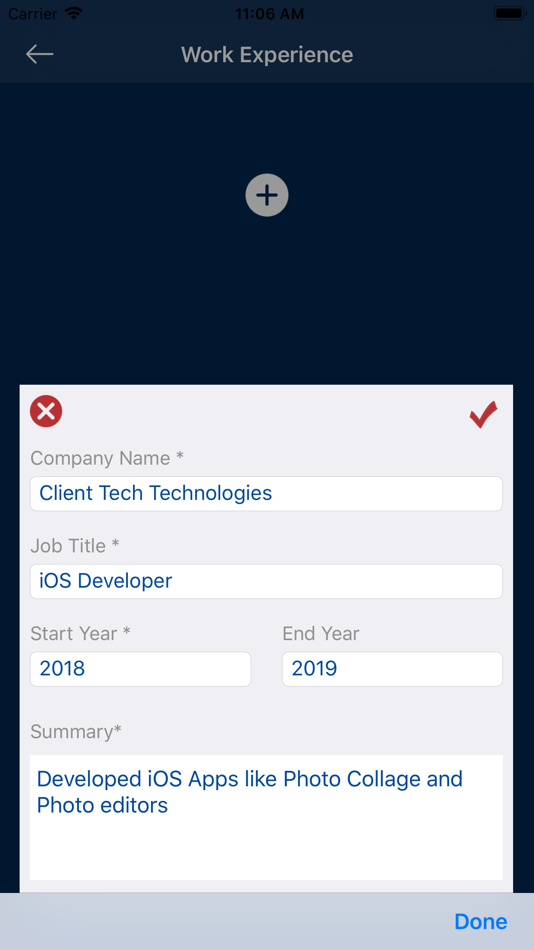#9. Easy CV & Cover Letter Maker (iOS) 由: Muhammad Asad Arman